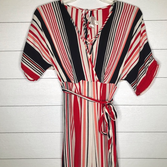 Band of Gypsies Cape Town Stripe Jumpsuit XL - Picture 2 of 8